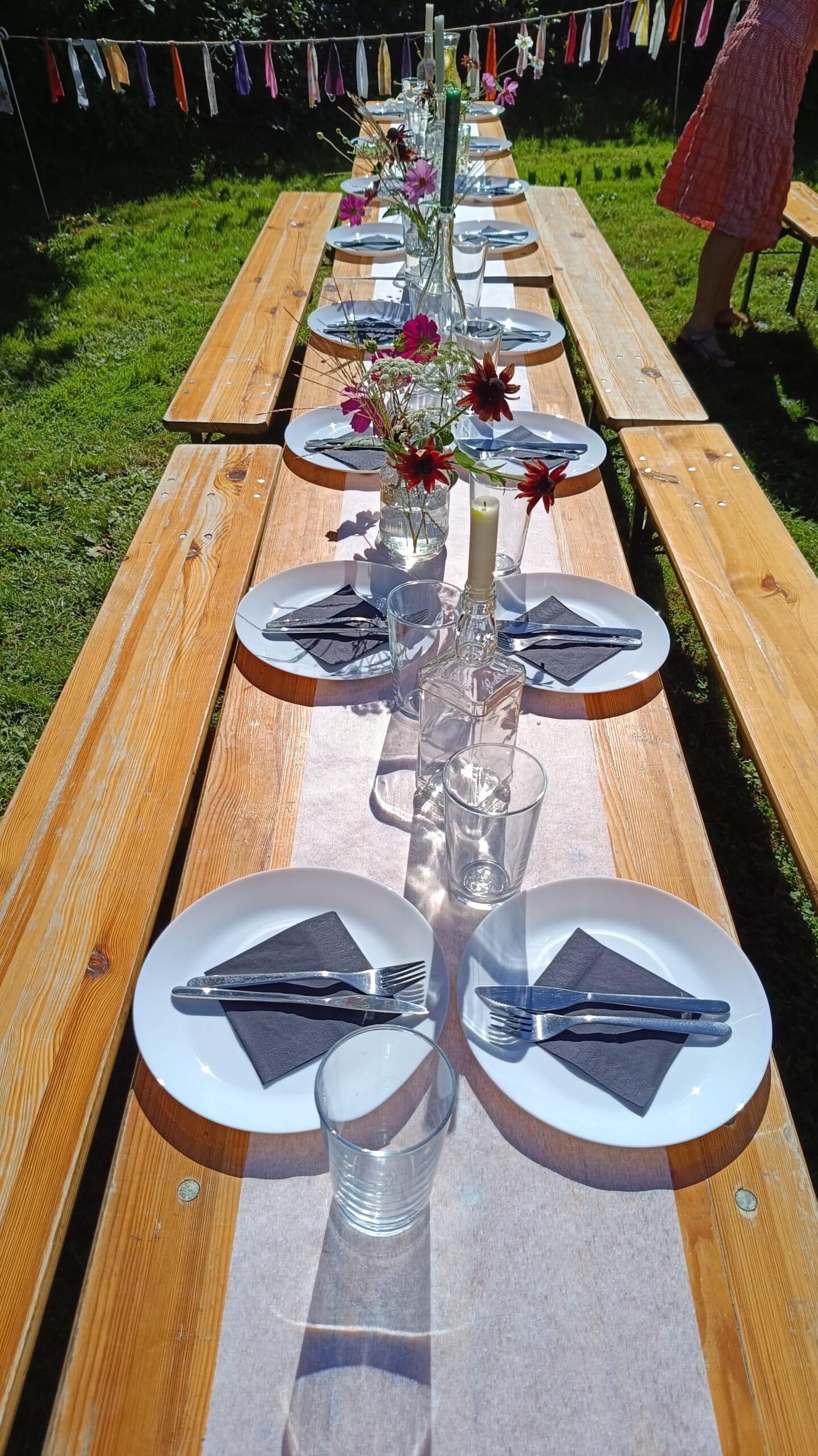 Lunchen bij camping de abbert