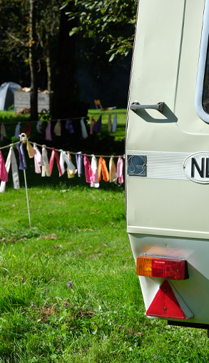 1 van de caravans van de Abbert