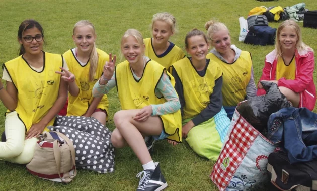 Schoolkamp is net begonnen