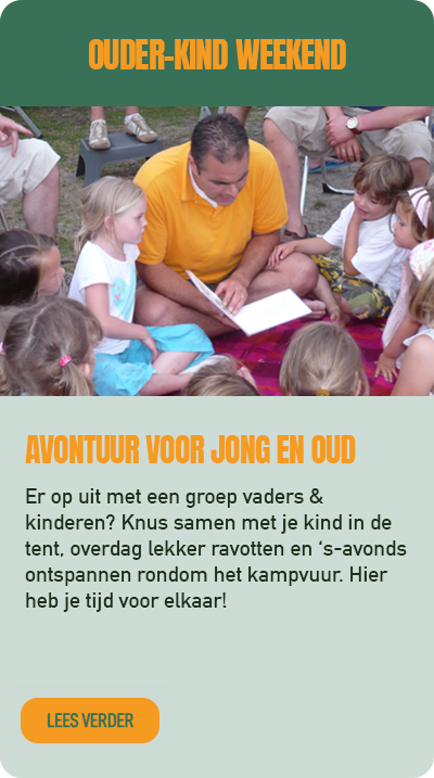 Ouder kind weekend, samen erop uit